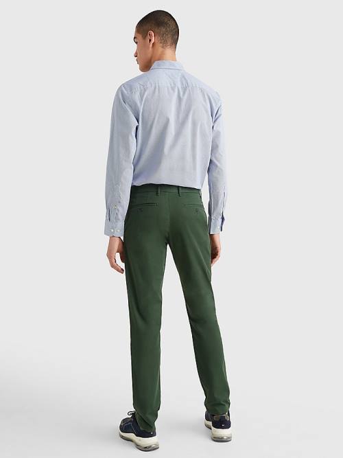 Tommy Hilfiger 1985 Essential Straight Chinos Moški Hlače Zelena | TH968DKA