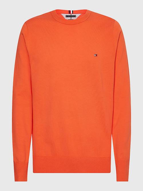 Tommy Hilfiger 1985 Essential TH Flex Sweatshirt Moški Puloverji Rdeča | TH071CZY