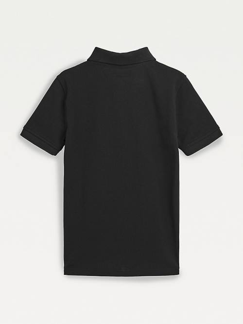 Tommy Hilfiger 1985 Organic Cotton Polo Fantje Majice Črna | TH409UZJ