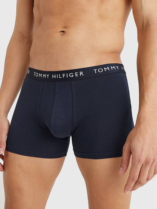 Tommy Hilfiger 3-Pack Repeat Logo Trunks Moški Spodnje Perilo Vijolična | TH638EXI