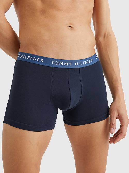 Tommy Hilfiger 3-Pack Repeat Logo Trunks Moški Spodnje Perilo Vijolična | TH638EXI