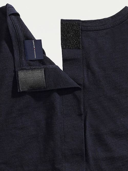 Tommy Hilfiger Adaptive Stripe Ženske Majice Modra | TH045OGX