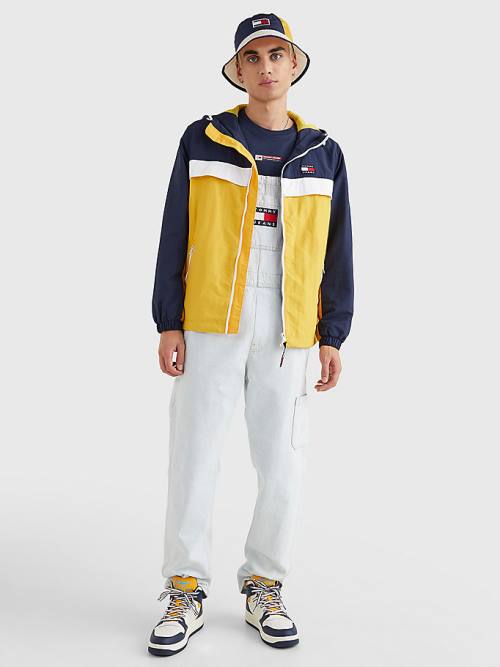 Tommy Hilfiger Badge Chicago Windbreaker Moški Jakne Rumena | TH680JPN