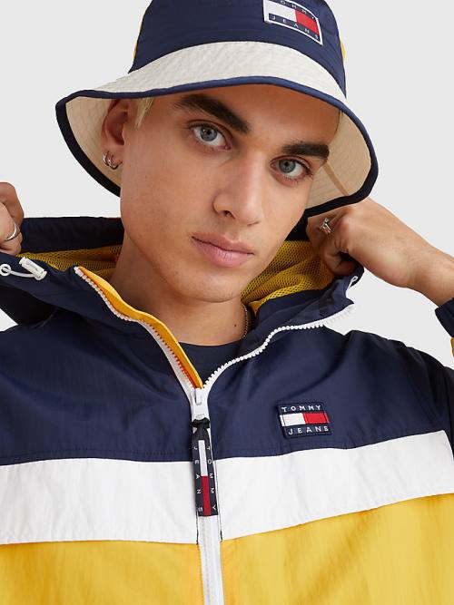 Tommy Hilfiger Badge Chicago Windbreaker Moški Jakne Rumena | TH680JPN
