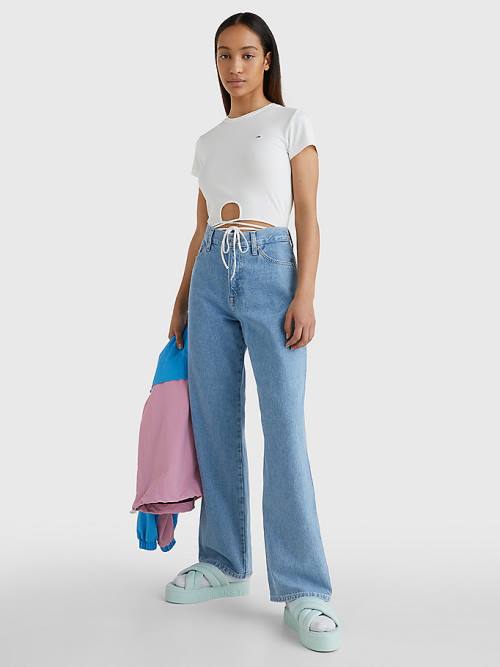 Tommy Hilfiger Betsy Mid Rise Loose Ženske Kavbojke Denim | TH258KAL