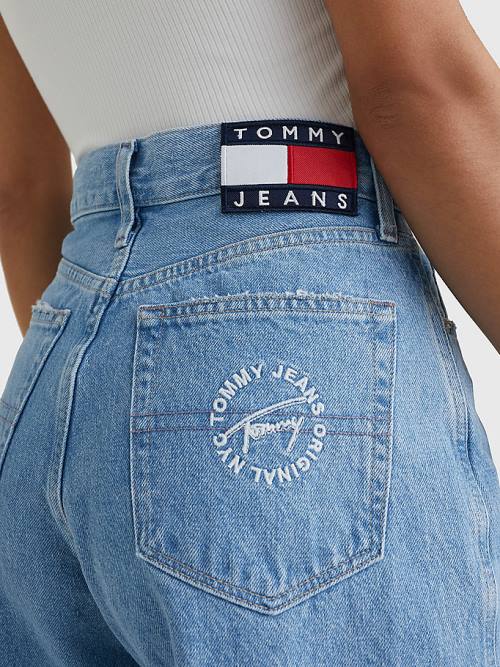 Tommy Hilfiger Betsy Mid Rise Loose Ženske Kavbojke Denim | TH258KAL