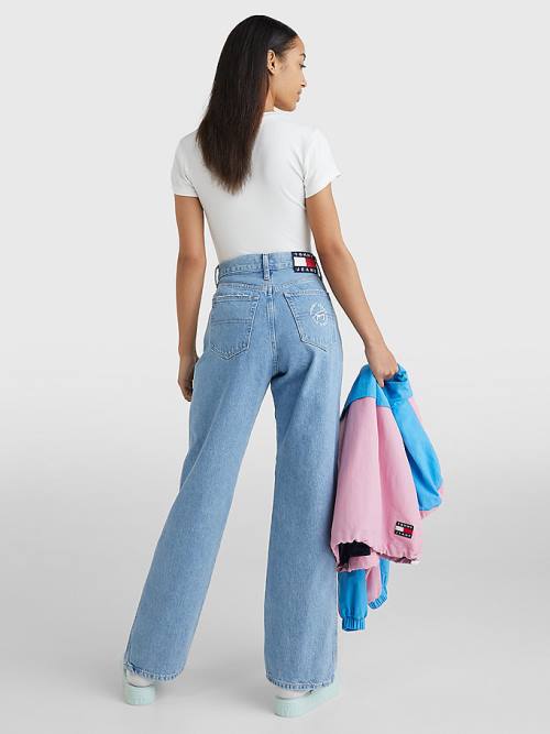 Tommy Hilfiger Betsy Mid Rise Loose Ženske Kavbojke Denim | TH258KAL