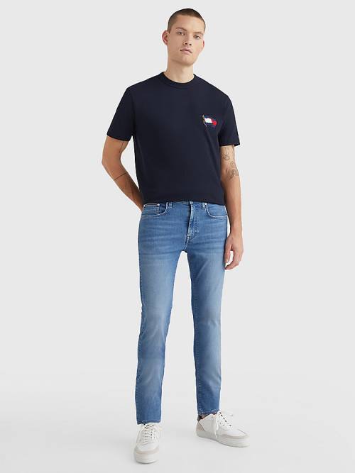 Tommy Hilfiger Bleecker Slim Moški Kavbojke Denim | TH371UVE