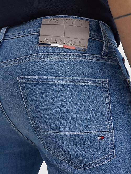 Tommy Hilfiger Bleecker Slim Moški Kavbojke Denim | TH371UVE