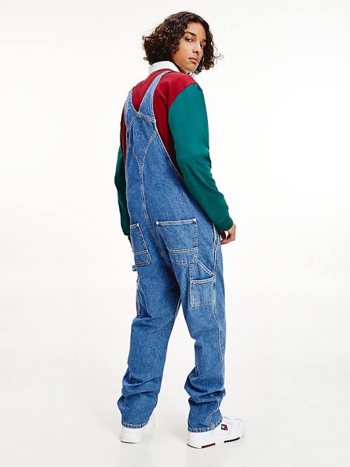 Tommy Hilfiger Carpenter Denim Dungarees Moški Kavbojke Denim | TH964QVC