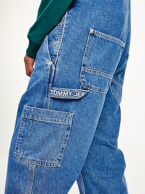 Tommy Hilfiger Carpenter Denim Dungarees Moški Kavbojke Denim | TH964QVC