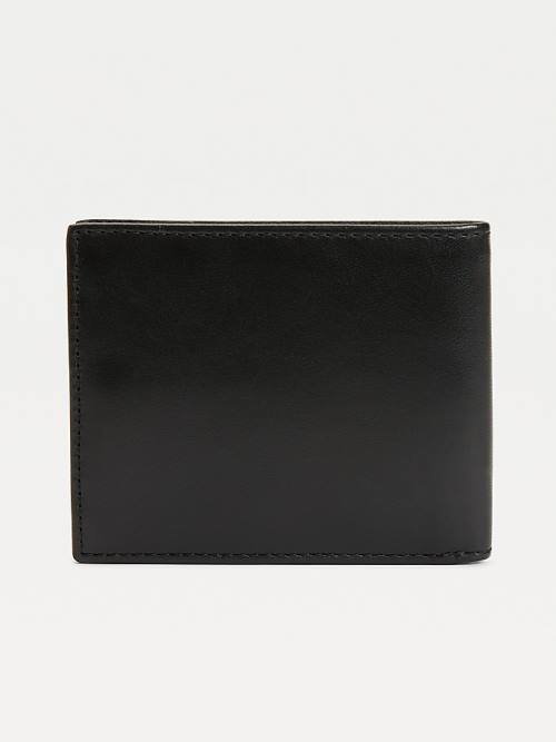 Tommy Hilfiger Casual Leather Small Card Moški Denarnice Črna | TH530JPC