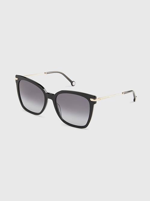Tommy Hilfiger Cat Eye Ženske Sončna Očala Črna | TH507TJS