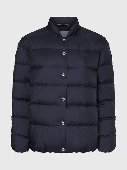 Tommy Hilfiger Chic Down-Filled Ženske Jakne Modra | TH602JHU