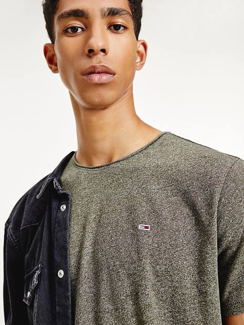 Tommy Hilfiger Classics Slim Fit Moški Majice Zelena | TH540RMV