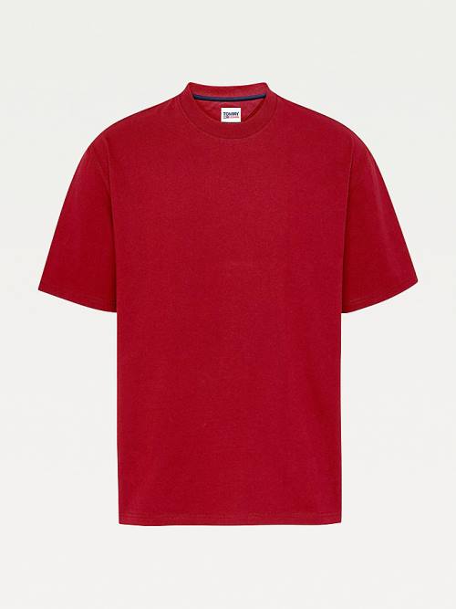 Tommy Hilfiger Crew Neck Moški Majice Rdeča | TH904QMH