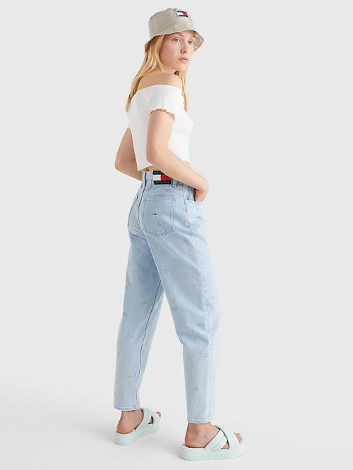 Tommy Hilfiger Cropped Off-The-Shoulder Ženske Majice Bela | TH512ODS
