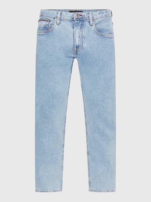 Tommy Hilfiger Denton Straight Faded Moški Kavbojke Denim | TH590KCB