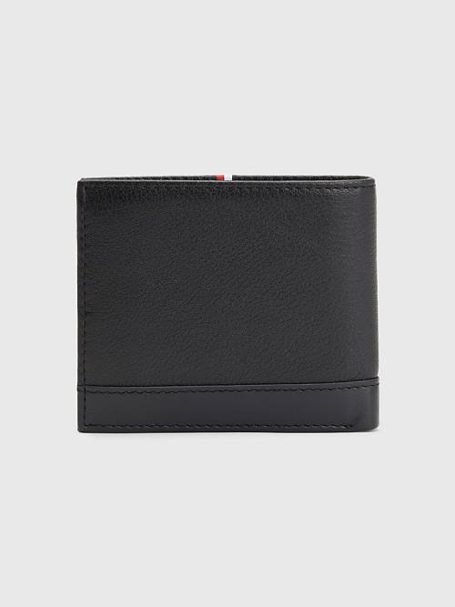 Tommy Hilfiger Downtown Card And Coin Moški Denarnice Črna | TH576CHO