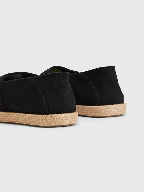Tommy Hilfiger Essential Espadrilles Moški Casual Čevlji Črna | TH285HCE