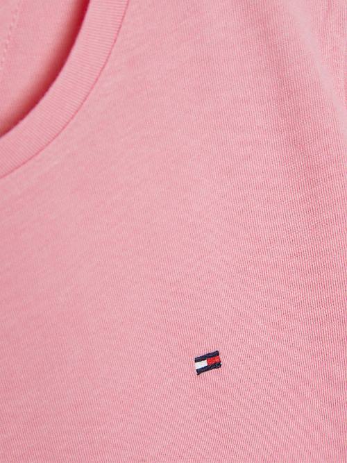 Tommy Hilfiger Essential Knit Dekleta Majice Roza | TH610ZEK
