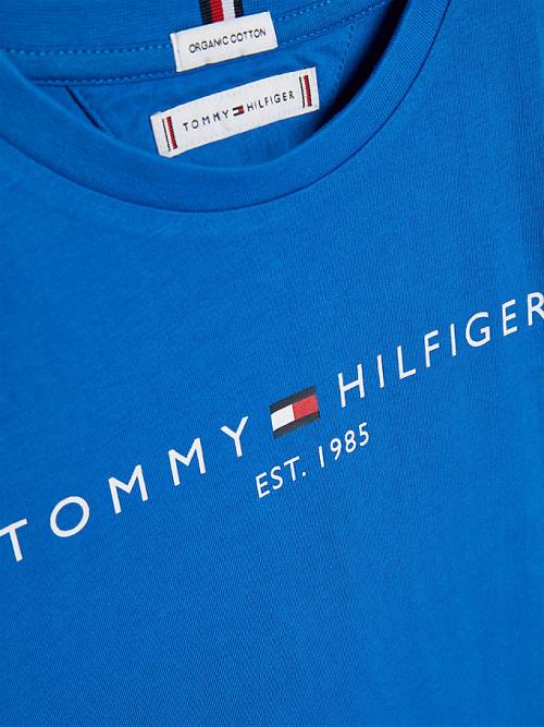 Tommy Hilfiger Essential Organic Cotton Dekleta Majice Modra | TH934BGT