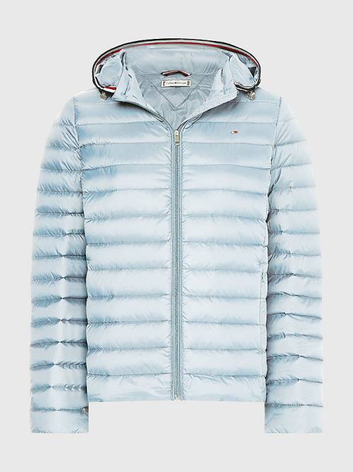 Tommy Hilfiger Essential Removable Hood Down Ženske Jakne Modra | TH258PNS