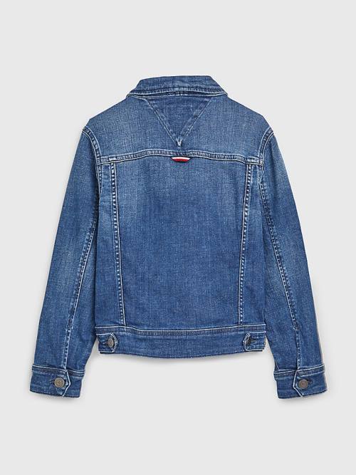 Tommy Hilfiger Faded Denim Trucker Fantje Jakne Denim | TH582RBN