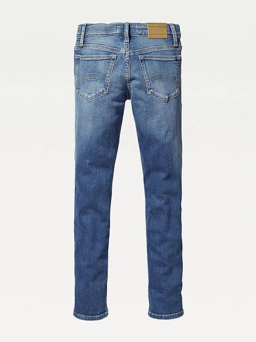 Tommy Hilfiger Faded Skinny Fantje Kavbojke Denim | TH596BGS