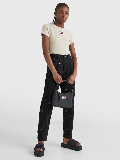 Tommy Hilfiger Festival Shoulder Ženske Torbice Črna | TH217HMW