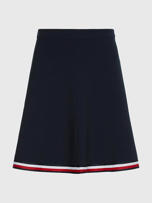 Tommy Hilfiger Fit And Flare Ženske Krilo Modra | TH459DRO