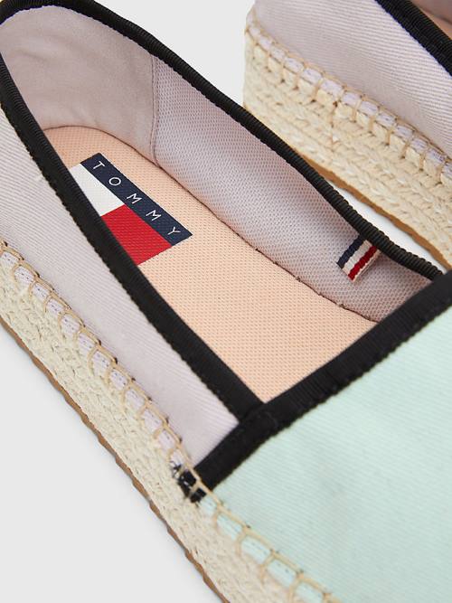 Tommy Hilfiger Flatform Espadrilles Ženske Loafers Modra | TH105BUM