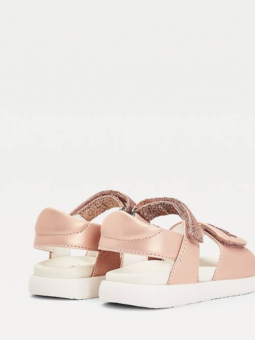 Tommy Hilfiger Glitter Dekleta Sandali Roza | TH243UOQ