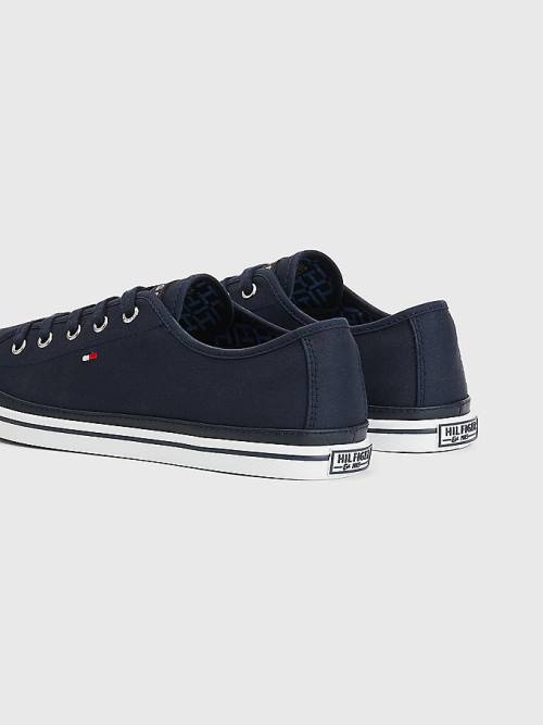 Tommy Hilfiger Iconic Logo Ženske Superge Modra | TH981QBO