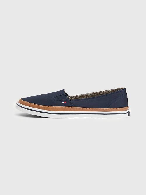 Tommy Hilfiger Iconic Slip-On Ženske Superge Modra | TH190PFY