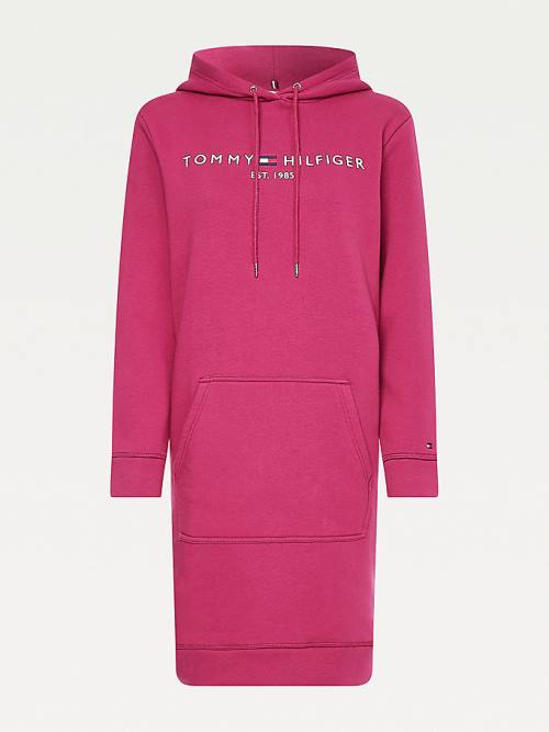 Tommy Hilfiger Logo Ženske Obleke Rdeča | TH817JYH