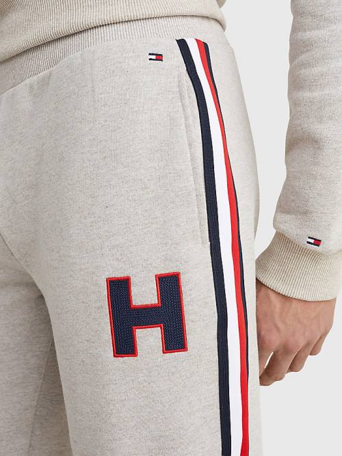 Tommy Hilfiger Lounge Signature Tape Joggers Moški Pižama Bež | TH657AUB