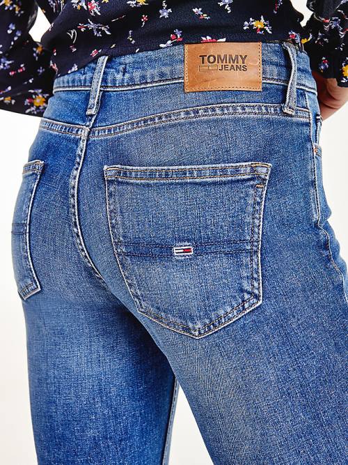 Tommy Hilfiger Maddie Mid Rise Bootcut Faded Ženske Kavbojke Denim | TH046PXR
