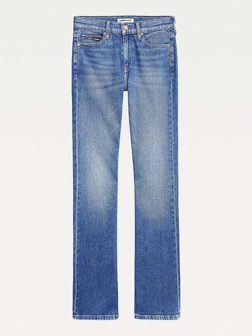 Tommy Hilfiger Maddie Mid Rise Bootcut Faded Ženske Kavbojke Denim | TH046PXR