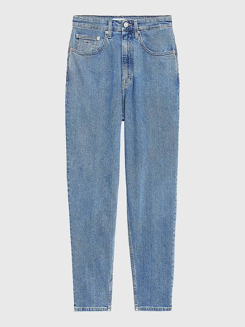 Tommy Hilfiger Mom Ultra High Rise Tapered Ženske Kavbojke Denim | TH415VXH