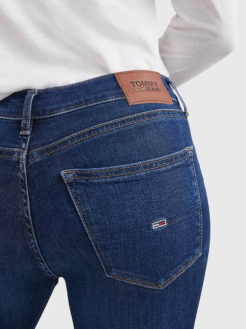 Tommy Hilfiger Nora Mid Rise Skinny Ženske Kavbojke Denim | TH831NIO
