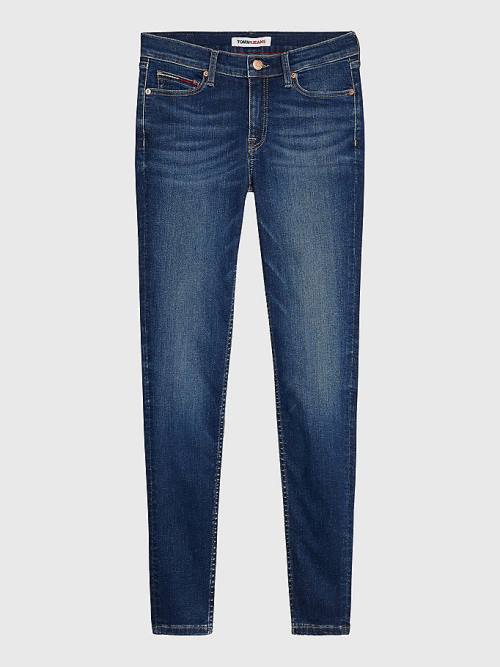 Tommy Hilfiger Nora Mid Rise Skinny Ženske Kavbojke Denim | TH831NIO