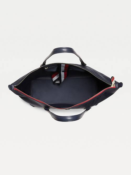 Tommy Hilfiger Nylon Blend Tote Ženske Torbice Modra | TH391UYL