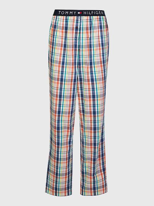 Tommy Hilfiger Original Logo Waistband Print Lounge Joggers Ženske Pižama Bež | TH807UZA
