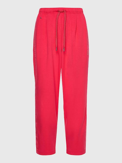 Tommy Hilfiger Relaxed Fit Drawstring Ženske Hlače Roza | TH710QCR