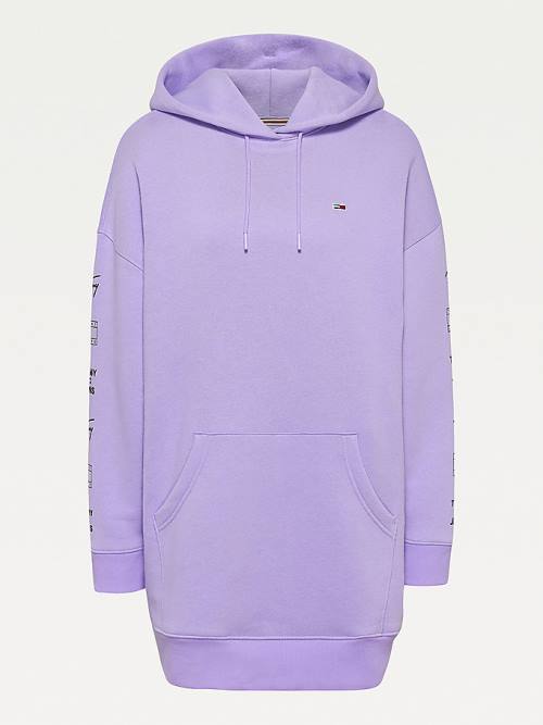 Tommy Hilfiger Repeat Logo Ženske Obleke Vijolična | TH903FHG