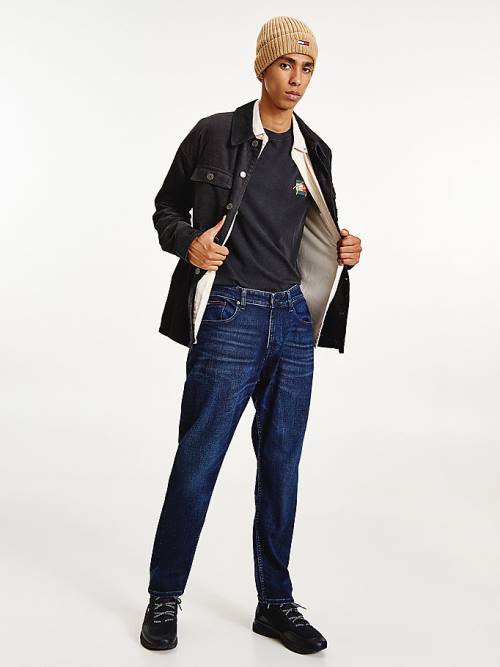 Tommy Hilfiger Ryan Straight Faded Moški Kavbojke Denim | TH365JGN