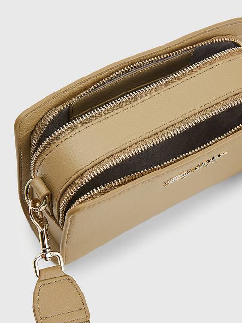 Tommy Hilfiger Signature Camera Ženske Torbice Rjav | TH642YBC