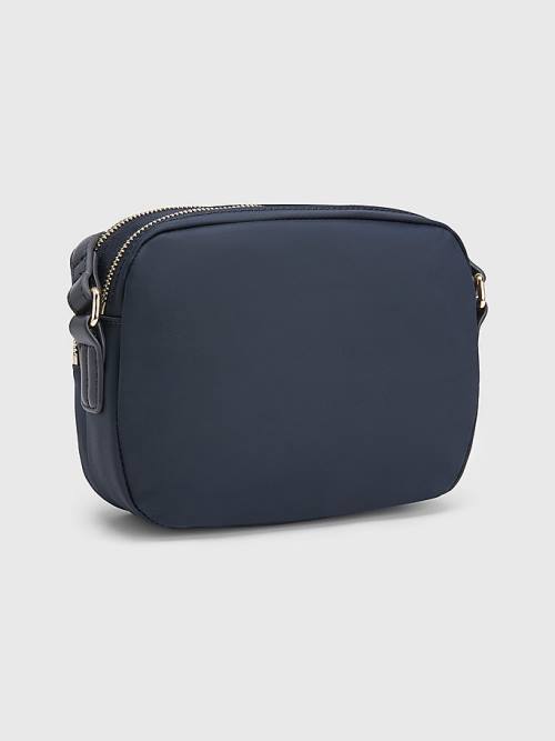 Tommy Hilfiger Signature Crossover Ženske Torbice Modra | TH689LWF