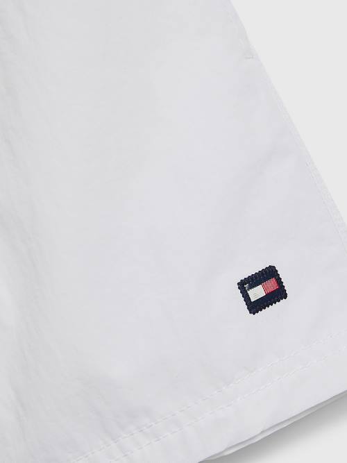 Tommy Hilfiger Signature Tape Mid Length Shorts Fantje Kopalke Bela | TH509KDC